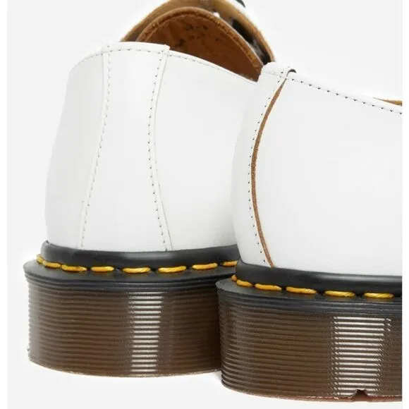 BRAND NEW DR MARTENS VINTAGE 1461 WHITE QUILON
