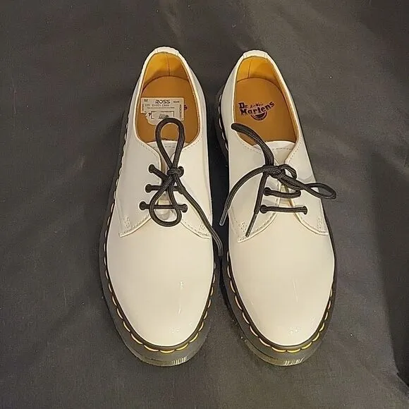 BRAND NEW DR MARTENS VINTAGE 1461 WHITE QUILON
