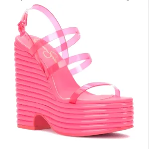 BRAND NEW JESSICA SIMPSON CHOLENA  PLATFORM WEDGE SANDAL