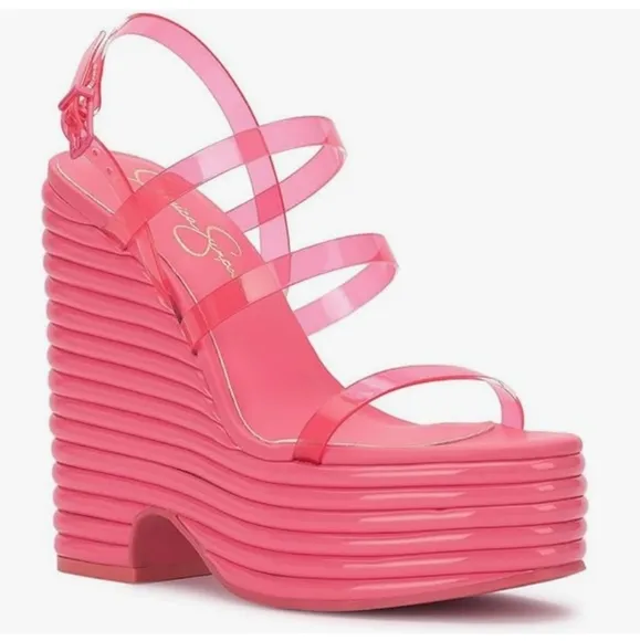 BRAND NEW JESSICA SIMPSON CHOLENA  PLATFORM WEDGE SANDAL