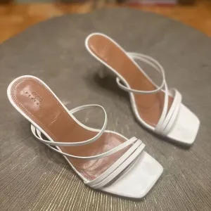 Brand new white ASOS sandals