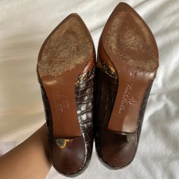 Brooks Brothers snake python heels