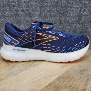 Brooks Glycerin 20 Mens Size 11 Blue Orange Athletic Running Shoes 1103831E444
