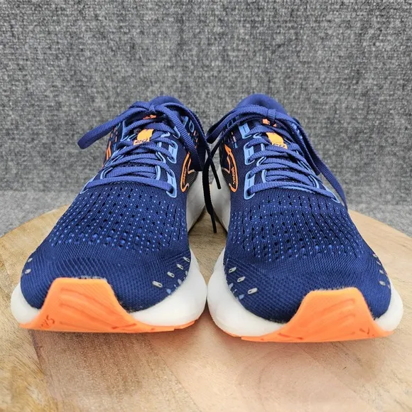 Brooks Glycerin 20 Mens Size 11 Blue Orange Athletic Running Shoes 1103831E444