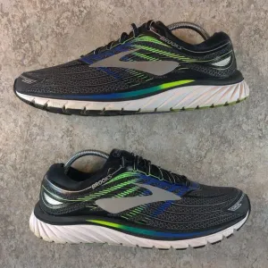 Brooks Men Size 10.5 D Glycerin 15 Shoes Black Blue Green Running *Read Desc.