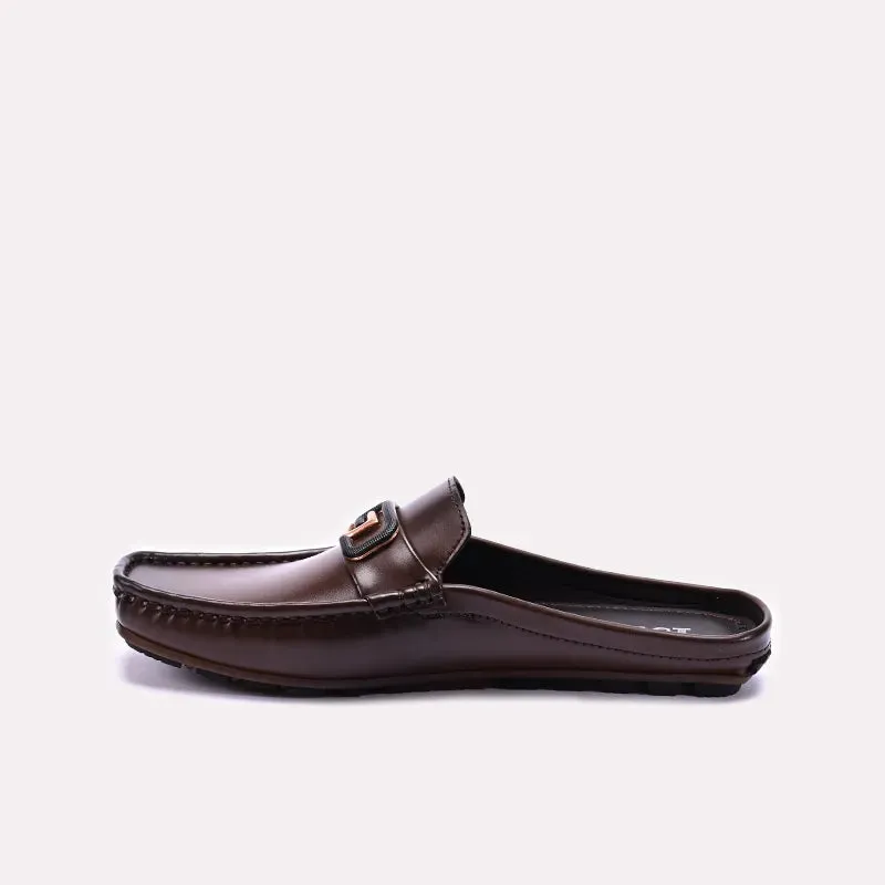 Brown Mule Loafers For Men 0130929