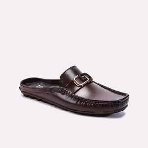 Brown Mule Loafers For Men 0130929