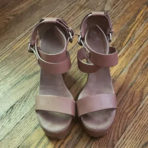 Brunello Cucinelli Leather Wedge strappy Sandals