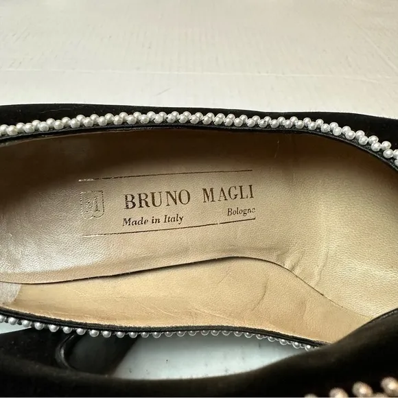 Bruno Magli beaded pumps