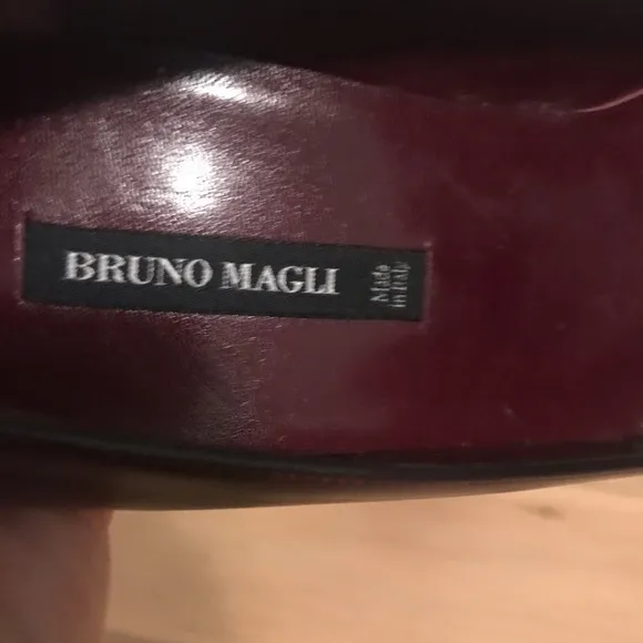 Bruno Magli NWOT deep wine/oxblood pumps.