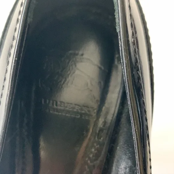 Burberry Black High Heel Shoes Size 6
