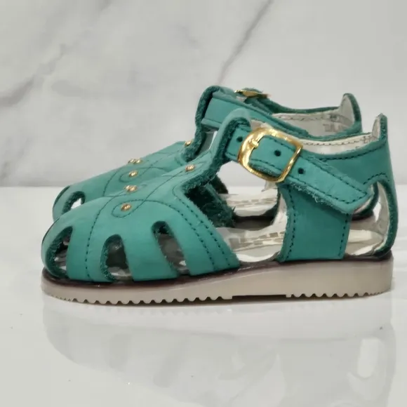 BUSTER BROWN Baby Anklestrap Maey Jane Leather Sandals Size 1