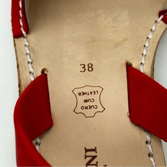 Calaxini Wedge Sandals. Size 8