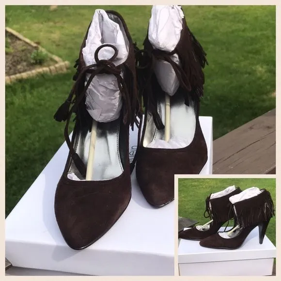 𝅺calvin Klein Pixar Suede Sandals