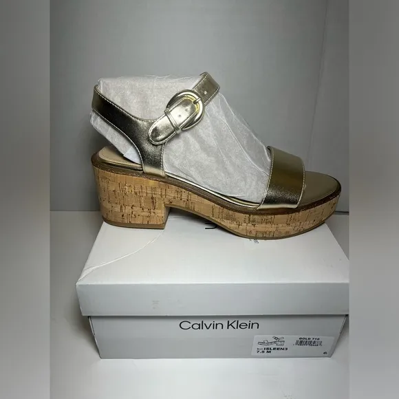 Calvin KleinWomen's Isleen Wedge Sandals