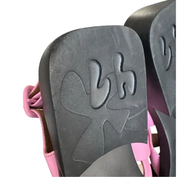 Camper Dana Leather Slingback Sandals - Block Heel