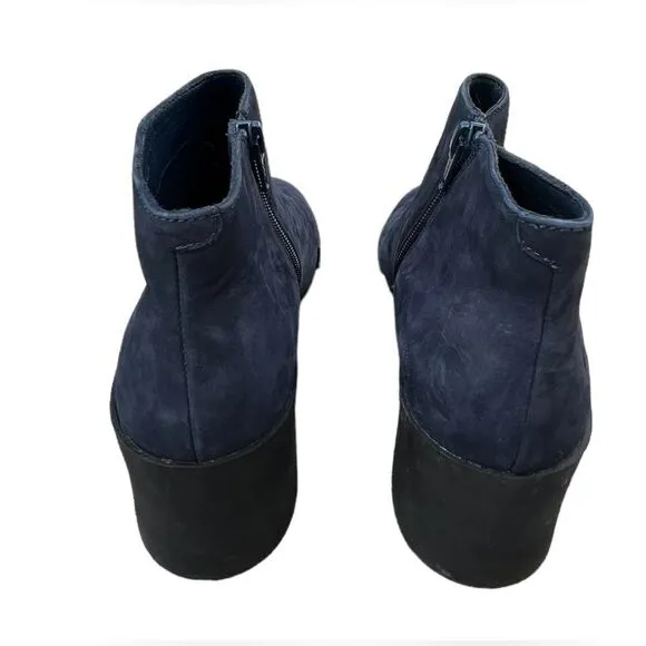 Camper | Lotta Ankle Boots Navy Nubuck Leather 37