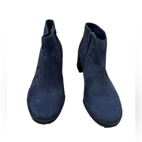 Camper | Lotta Ankle Boots Navy Nubuck Leather 37