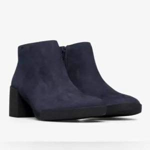 Camper | Lotta Ankle Boots Navy Nubuck Leather 37