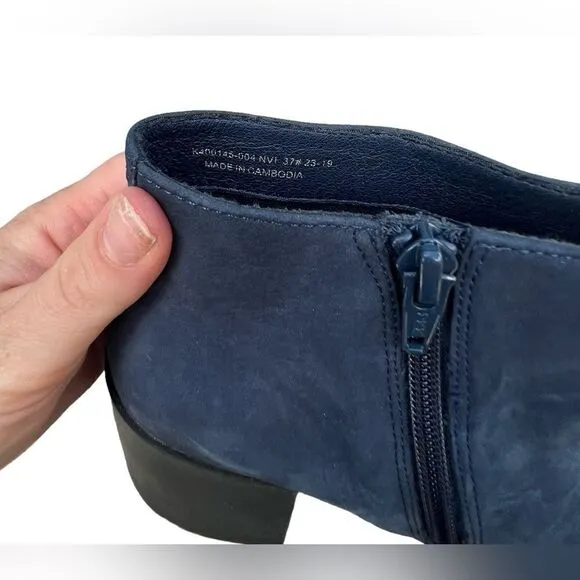 Camper | Lotta Ankle Boots Navy Nubuck Leather 37