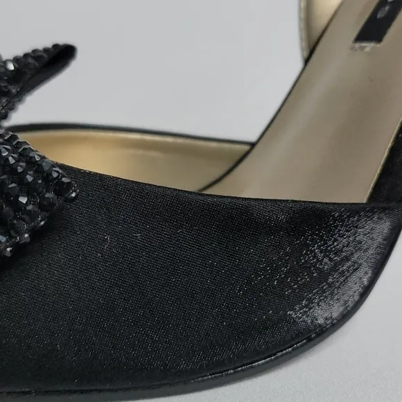 CAPARROS Jinelle Black Size 6 1/2 Evening Shoes