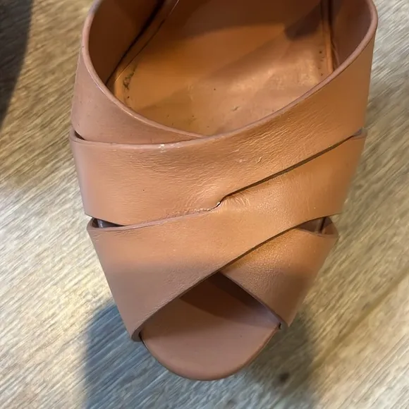 Casadei platform sandals size 9. Tan. Women’s Shoes. Heels. Open Toe. Summer