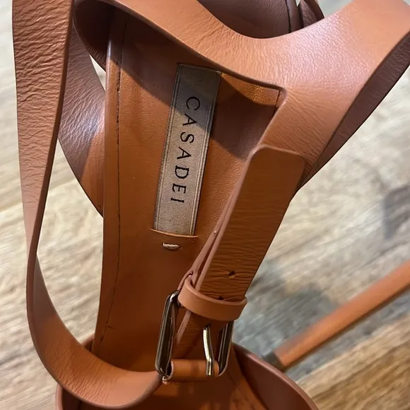 Casadei platform sandals size 9. Tan. Women’s Shoes. Heels. Open Toe. Summer