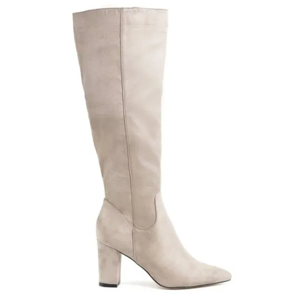 Catherine Malandrino Dunno Block Heel Boots Brown 8