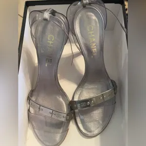 CHANEL Silver Heels
