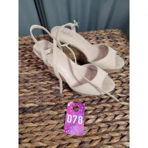 Charles by Charles David Women's 8 M Beige Suede Formal Preppy Wedge Sandals