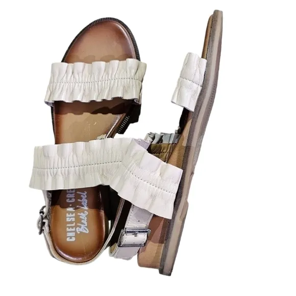 Chelsea crew Roche low wedge sandals
