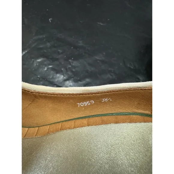 CHIE MIHARA SHOES Green Peep Toe Pumps Size 38.5