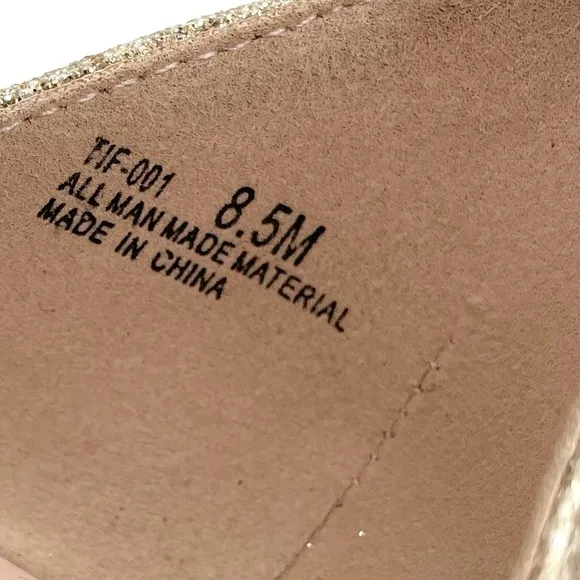 Chinese Laundry CL Gold Glitter Block Heel Sandals