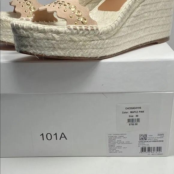 Chloe suede Espadrille Platform Wedge Sandals