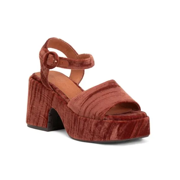 CHOCOLAT BLU copper Helga Heeled Sandals