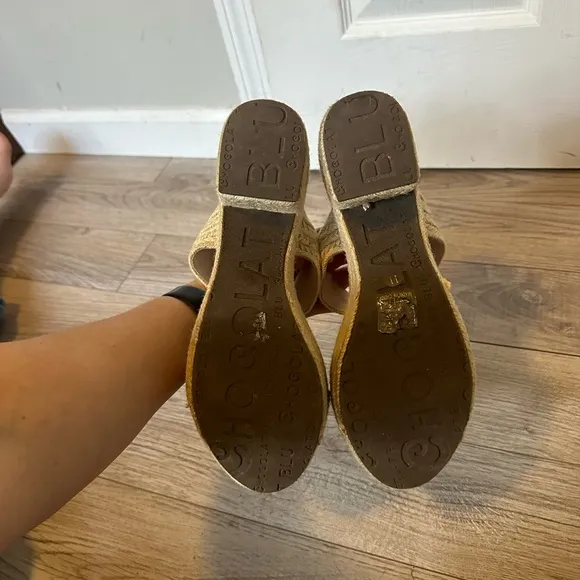 Chocolate Blue Gal Platform Sandals