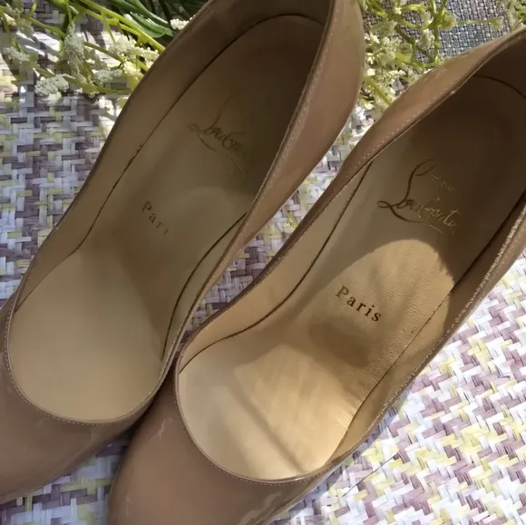 Christian Louboutin Kate Nude Pumps