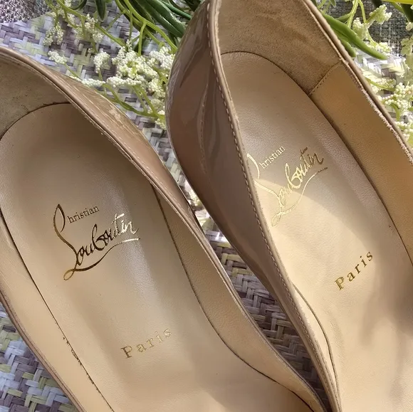 Christian Louboutin Kate Nude Pumps