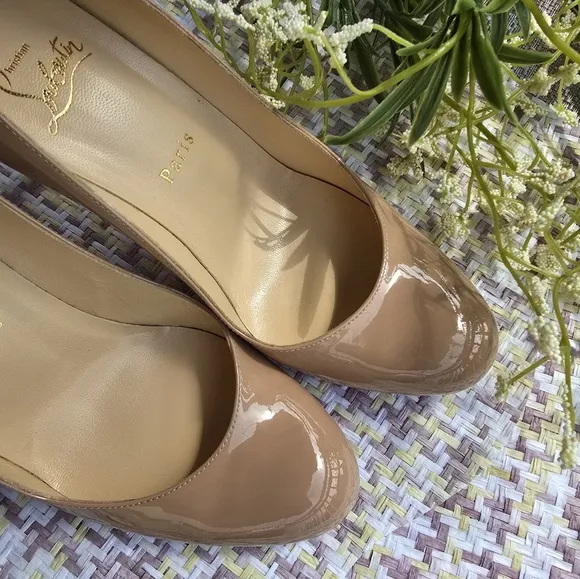 Christian Louboutin Kate Nude Pumps
