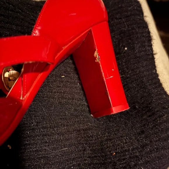 Christian Louboutin Red Miss Kawa Pumps - no longer manufactured