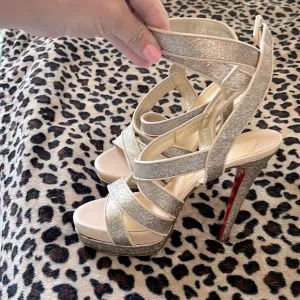 Christian Louboutin sparkle heels