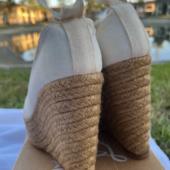 Christian Louboutin Women's White Wedge Shoes