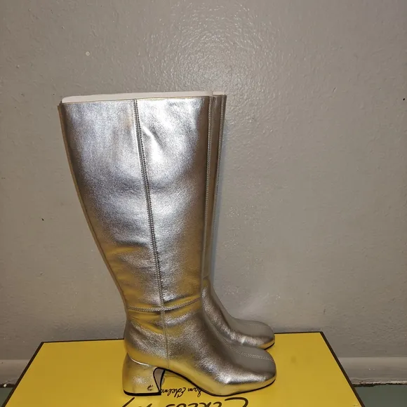 Circus NY By Sam Edelman Women's Oaklyn Wide-Calf Block-Heel Dress Boots Size 6