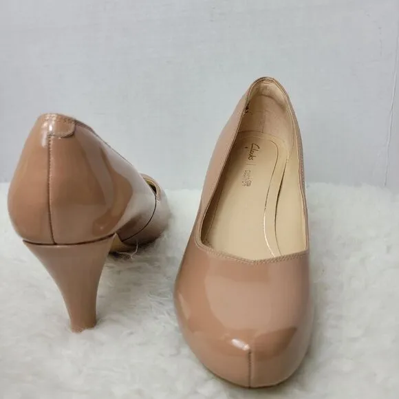 Clarks Dalia Women's Size 9 Shoes Rose Closed-Toe Pumps