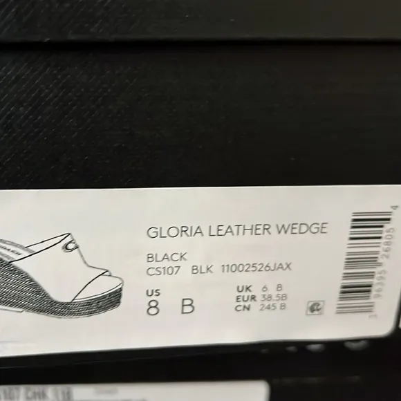 COACH Gloria C Slide Espadrille Wedge Sandals