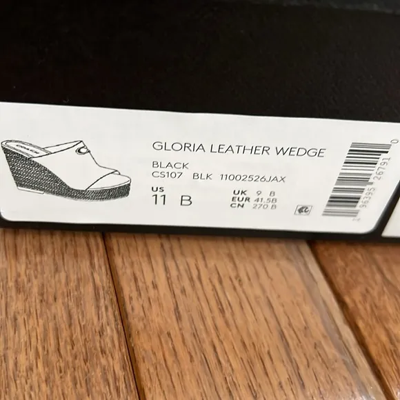 COACH Gloria C Slide Espadrille Wedge Sandals
