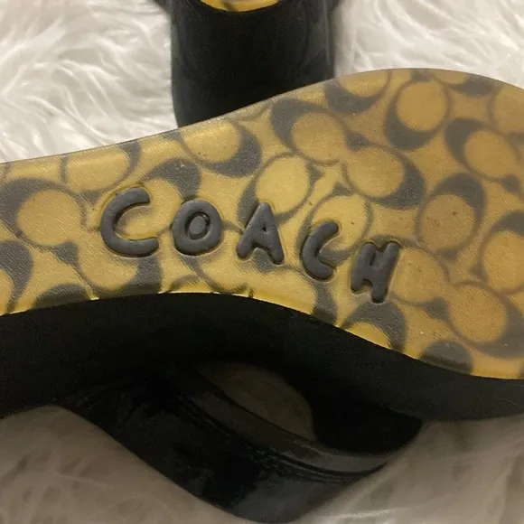 Coach wedge, Sandals Size 8B