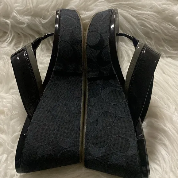 Coach wedge, Sandals Size 8B