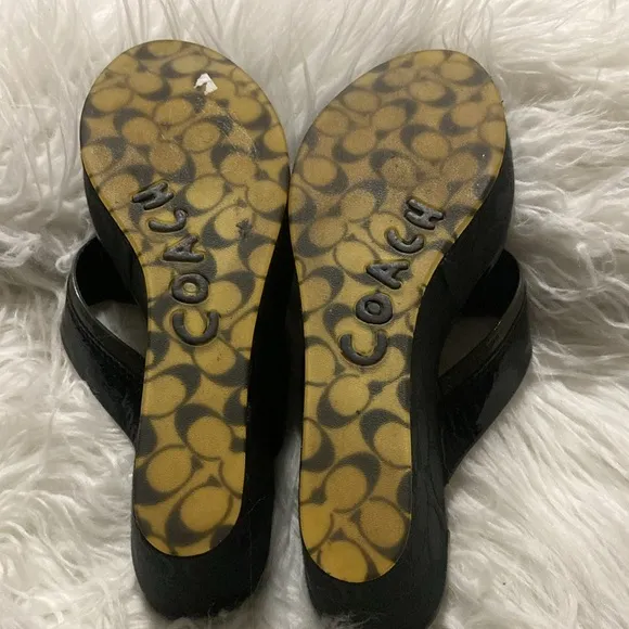 Coach wedge, Sandals Size 8B