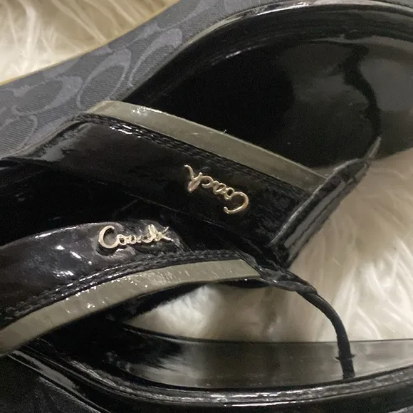 Coach wedge, Sandals Size 8B